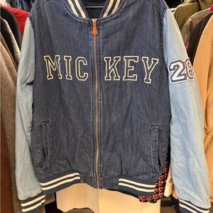 Disney Denim Blue Bomber Jacket